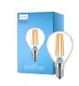 Philips Corepro LED Lustre E14 Sferica Filamento Chiara 6.5W 806lm - 827 Bianco Molto Caldo | Sostitutiva 60W